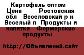 Картофель оптом › Цена ­ 12 - Ростовская обл., Веселовский р-н, Веселый п. Продукты и напитки » Фермерские продукты   